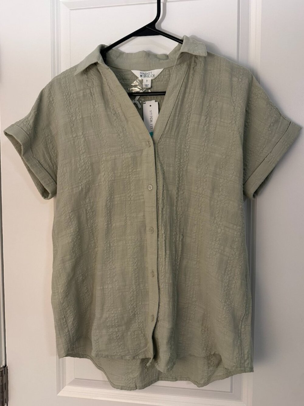 NWT - Small - Market & Spruce Green Shirt from Stitch Fix